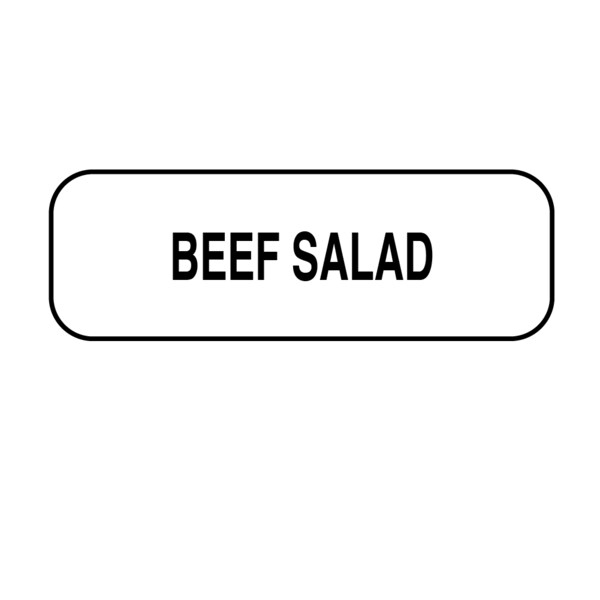 Nevs Beef Salad Label 1/2" x 1-1/2" DIET-300 - main